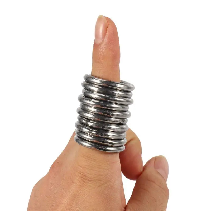 LIKE WISH X 30Mm Stainless Steel Strapping Welded Round O Rings 40 Pcs Oasis Select