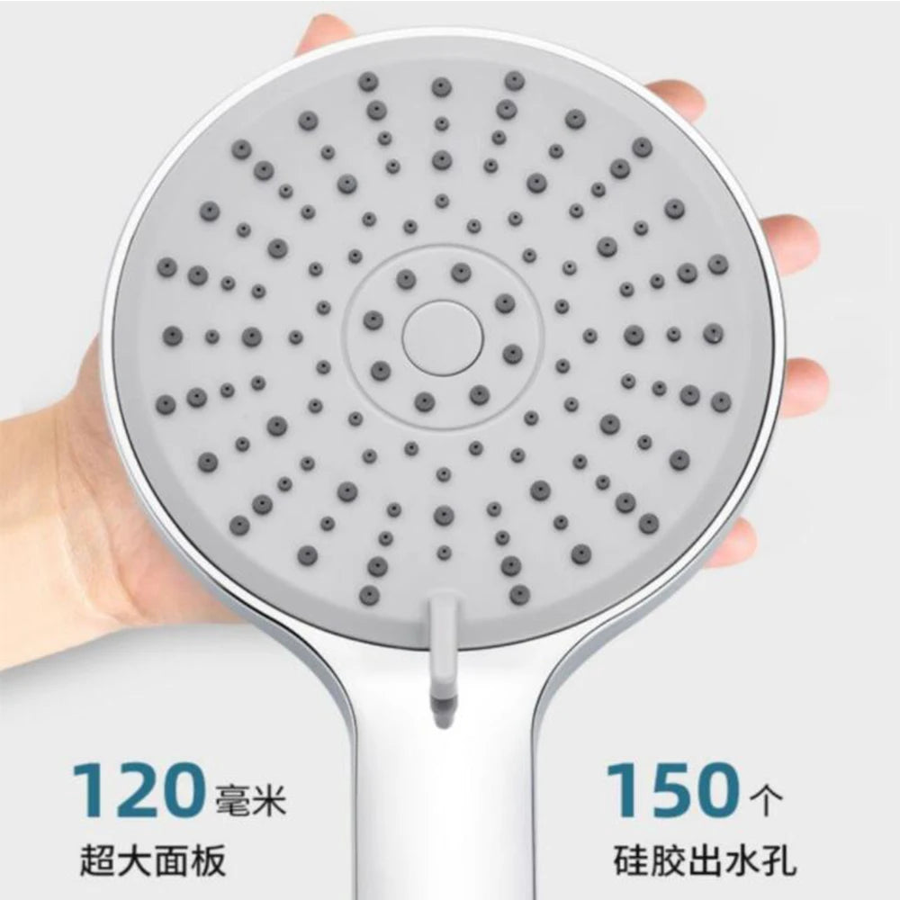 New 12CM Big Panel Handheld Shower Head 3 Functions Pressurized Water Saving Shower Head Faucet Replacement Bathroom Accessories Oasis Select