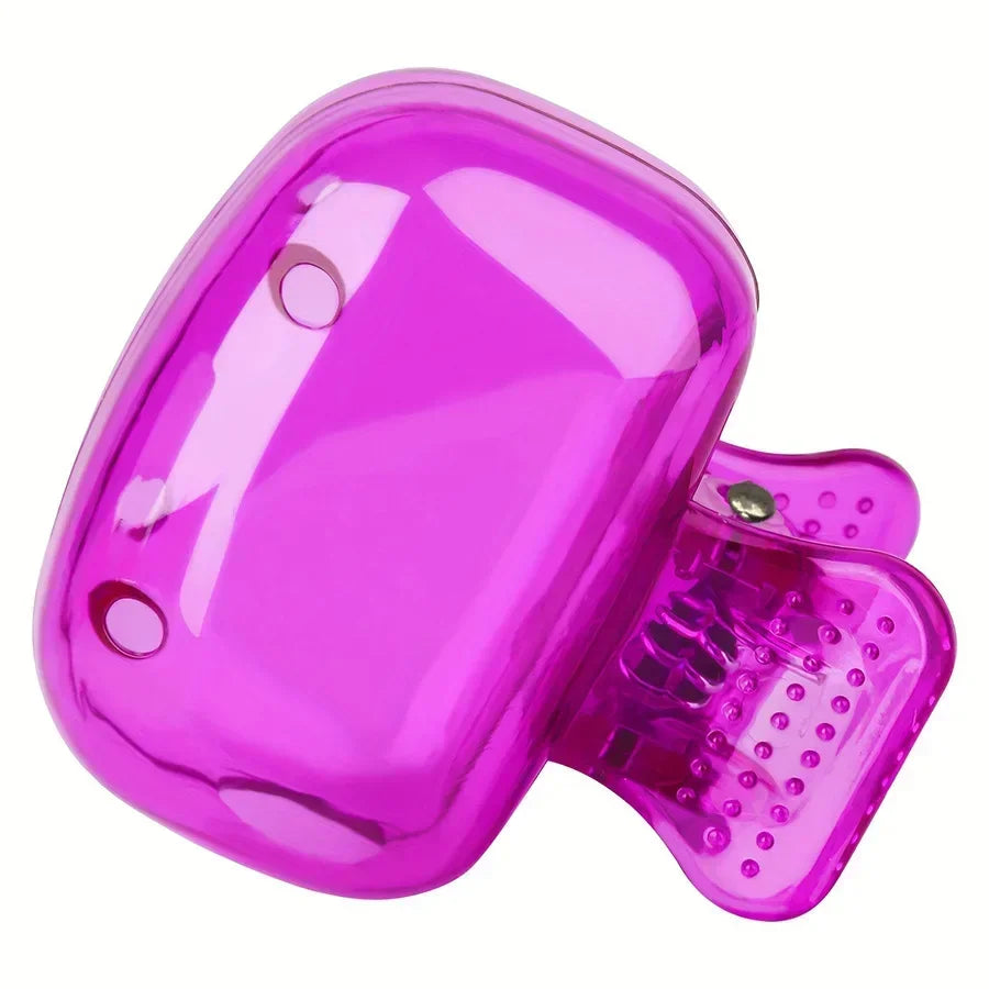 Travel Toothbrush Head Covers Toothbrush Protector Cap Brush Pod Case Protective Portable Plastic Clip For Household Travel Oasis Select Purple