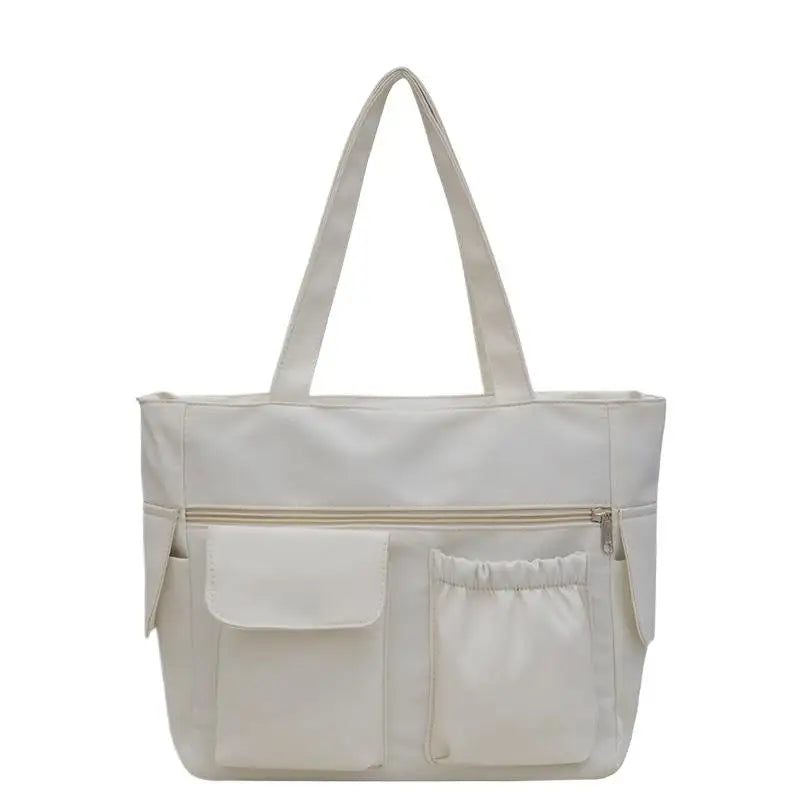 Large Capacity Oxford Tote Bag – Minimalist Shoulder Bag