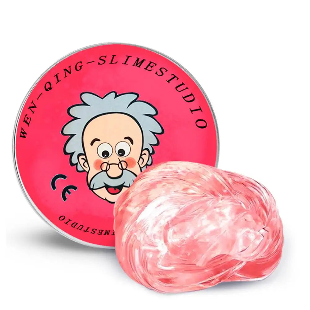Reusable Putty Liquid Crystal Bouncy Slime Toy Set Kid Safe Mud Stress Relief Color Clay Shape Handmade DIY Handgum Playdough Oasis Select Red
