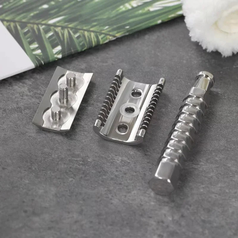 2026 Hot Sale Yaqi Duomo Stainless Steel Safety Razor Comfortable Shaving Oasis Select