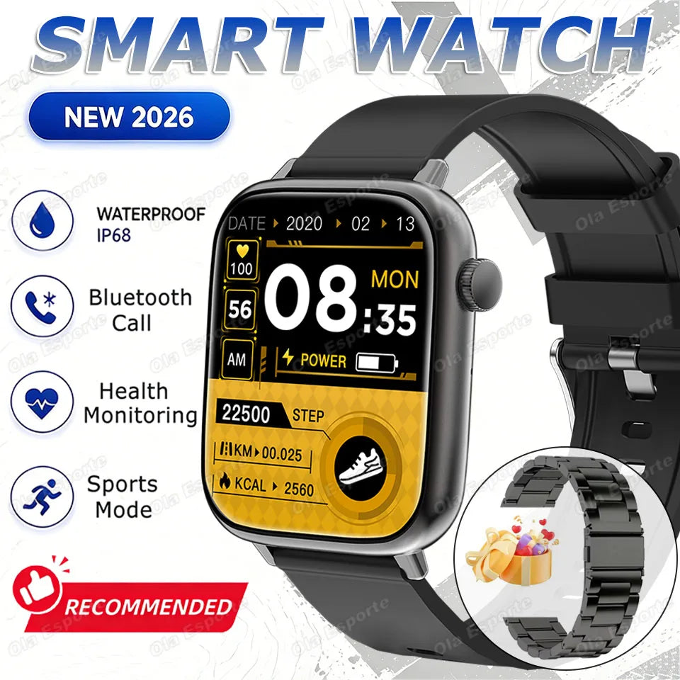 Ola Esporte 1.85" Smart Watch – Bluetooth Call & Fitness Tracker