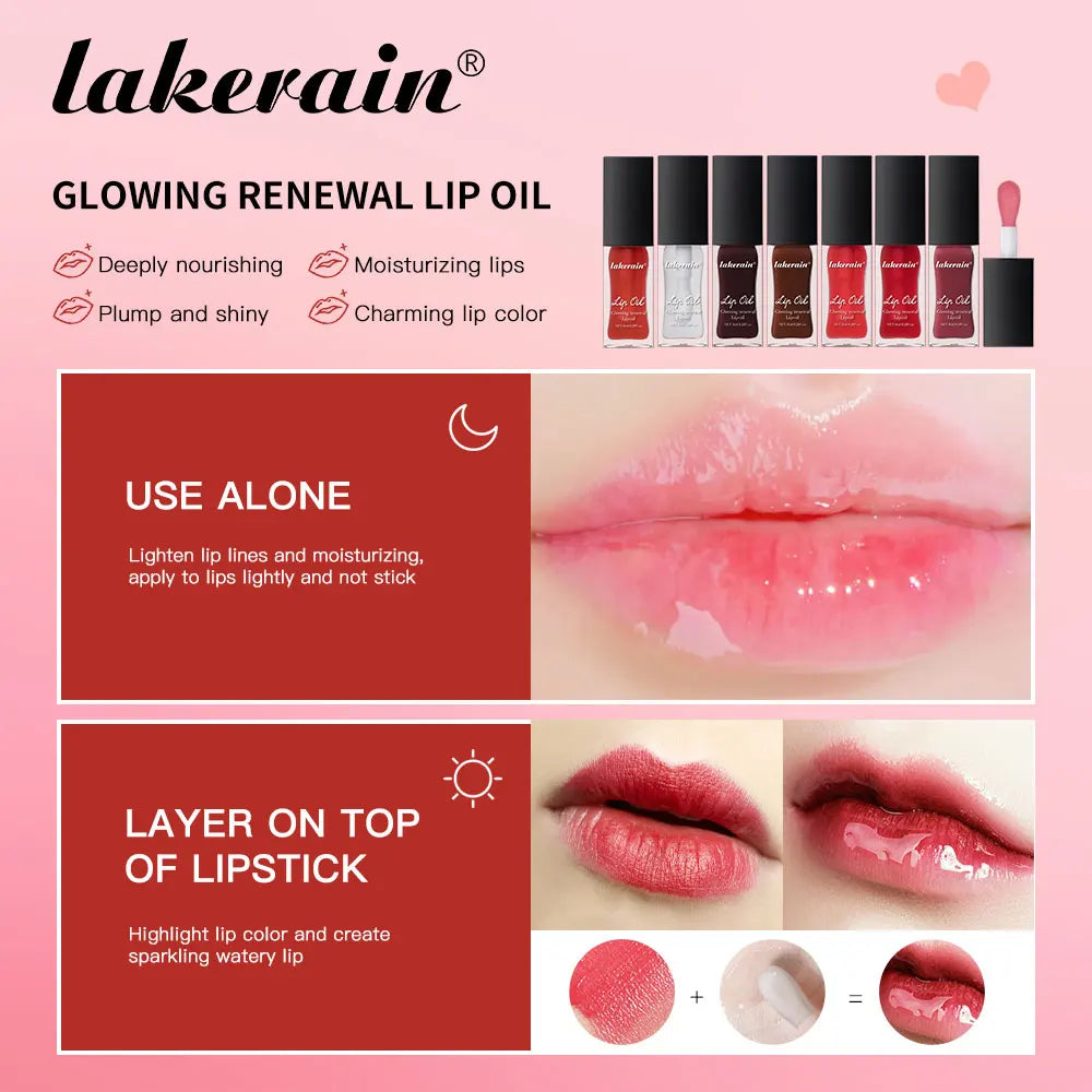 Glowing Lip Oil Moisturizing Gloss Care Of The Lips Benetitnt For Lips Plumping Nourishing Jelly Liquid Pink Plumping Gloss Oil Oasis Select