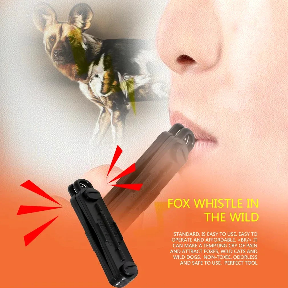 Outdoor Fox Down Fox Blaster Call Black Whistle Predator Hunting Lamping Calling Rabbit Game Caller Animial Oasis Select