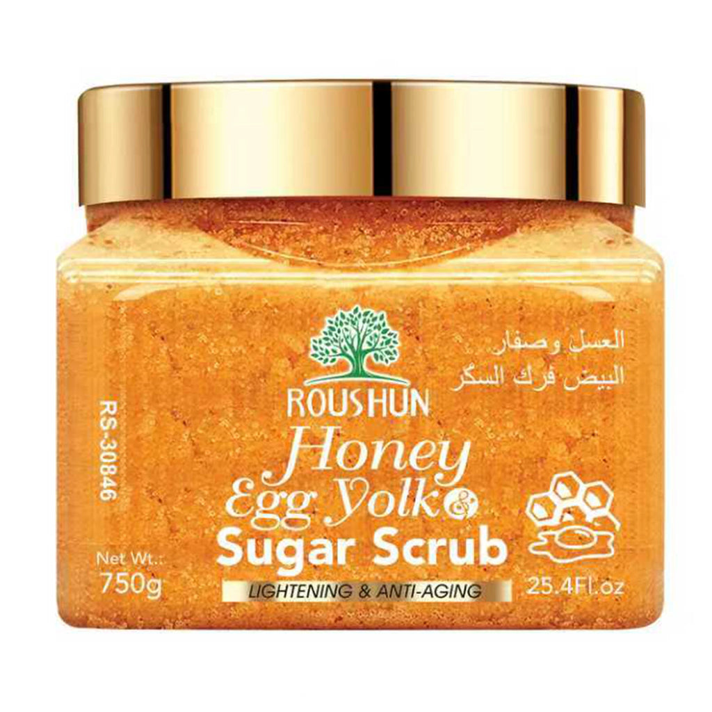 ROUSHUN Honey Egg Yolk Sugar Body Scrub – Family Pack
