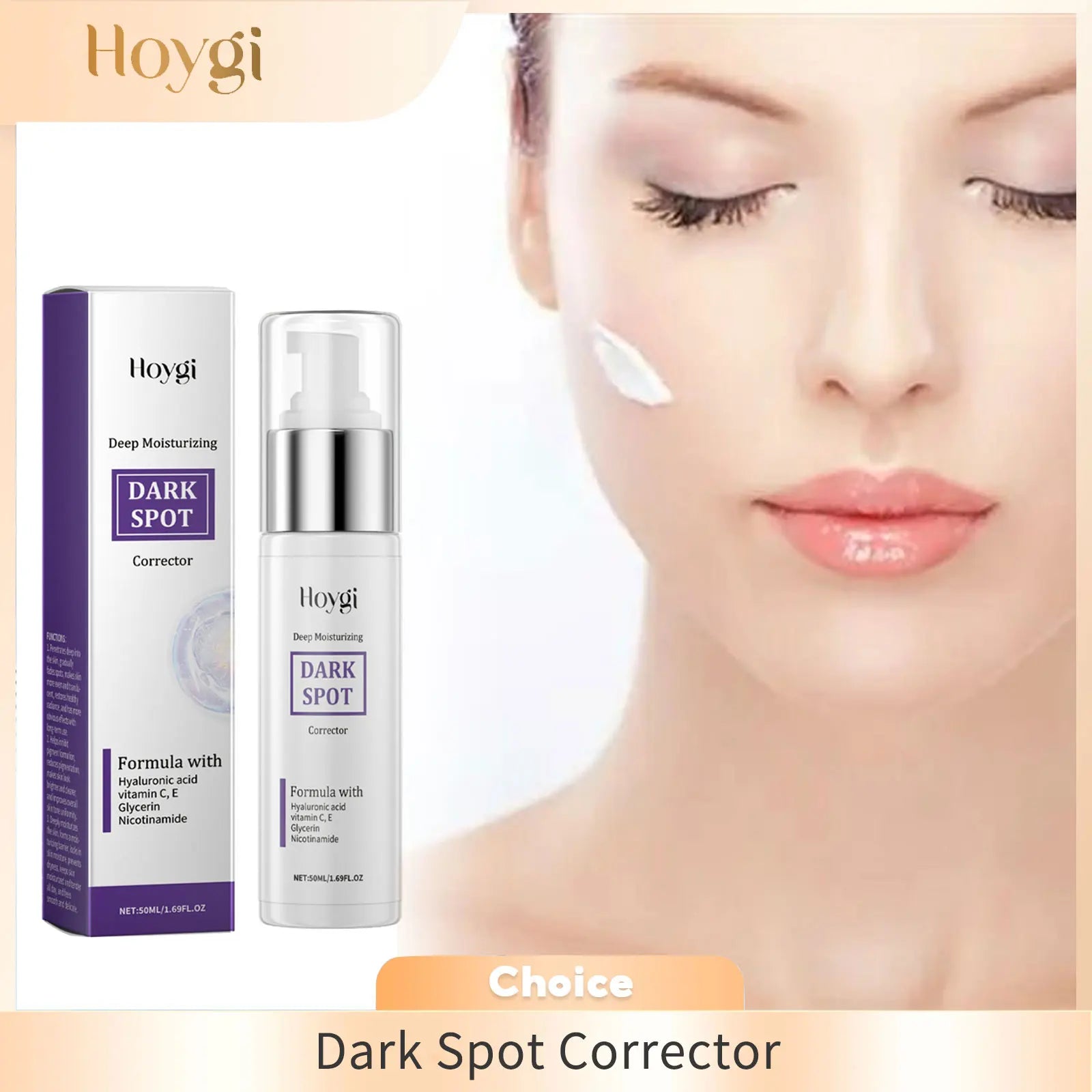 Hoygi Nicotinamide Brightening Face Cream – Fade Dark Spots Brightening Face Cream Oasis Select
