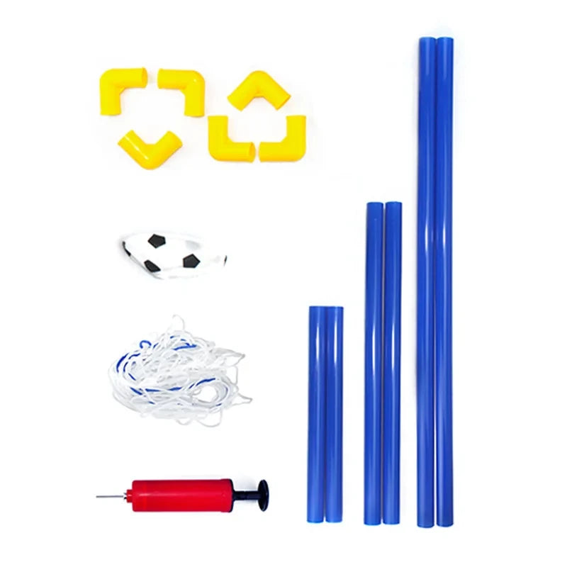 Portable Micro Soccer Goal Set, Complete Outdoor Beach Training Equipment with Net Pump Ball, Lightweight Indoor Kids Sports Toy Oasis Select