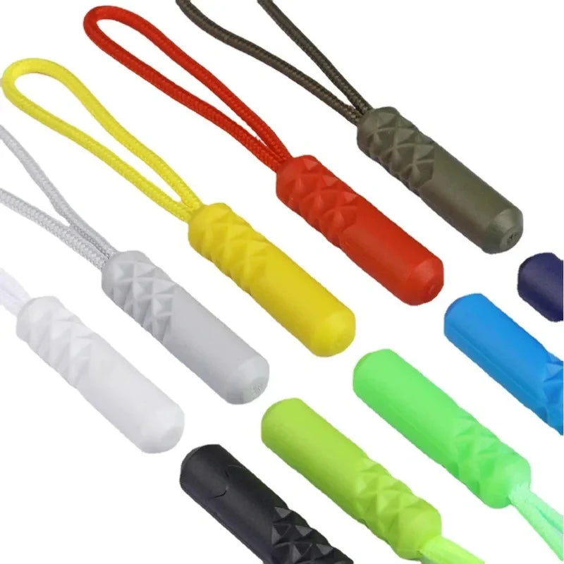 10/20pcs Rucksacks Zip Cord Replacement Clip For Coats Jackets Pull Puller Tent Zippers Pull Rope Zipper Puller Zipper Rope Oasis Select