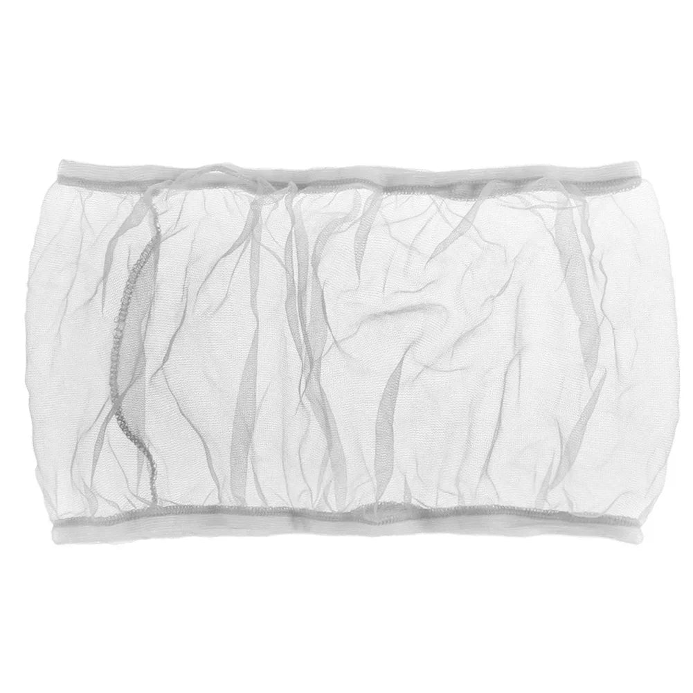 Mesh Bird Cage Cover Shell Skirt Net Easy Cleaning Catcher Guard Bird Cage Stretchy Mesh Parrot Bird Cage Net Jaula Para Pajaros Oasis Select WHITE S