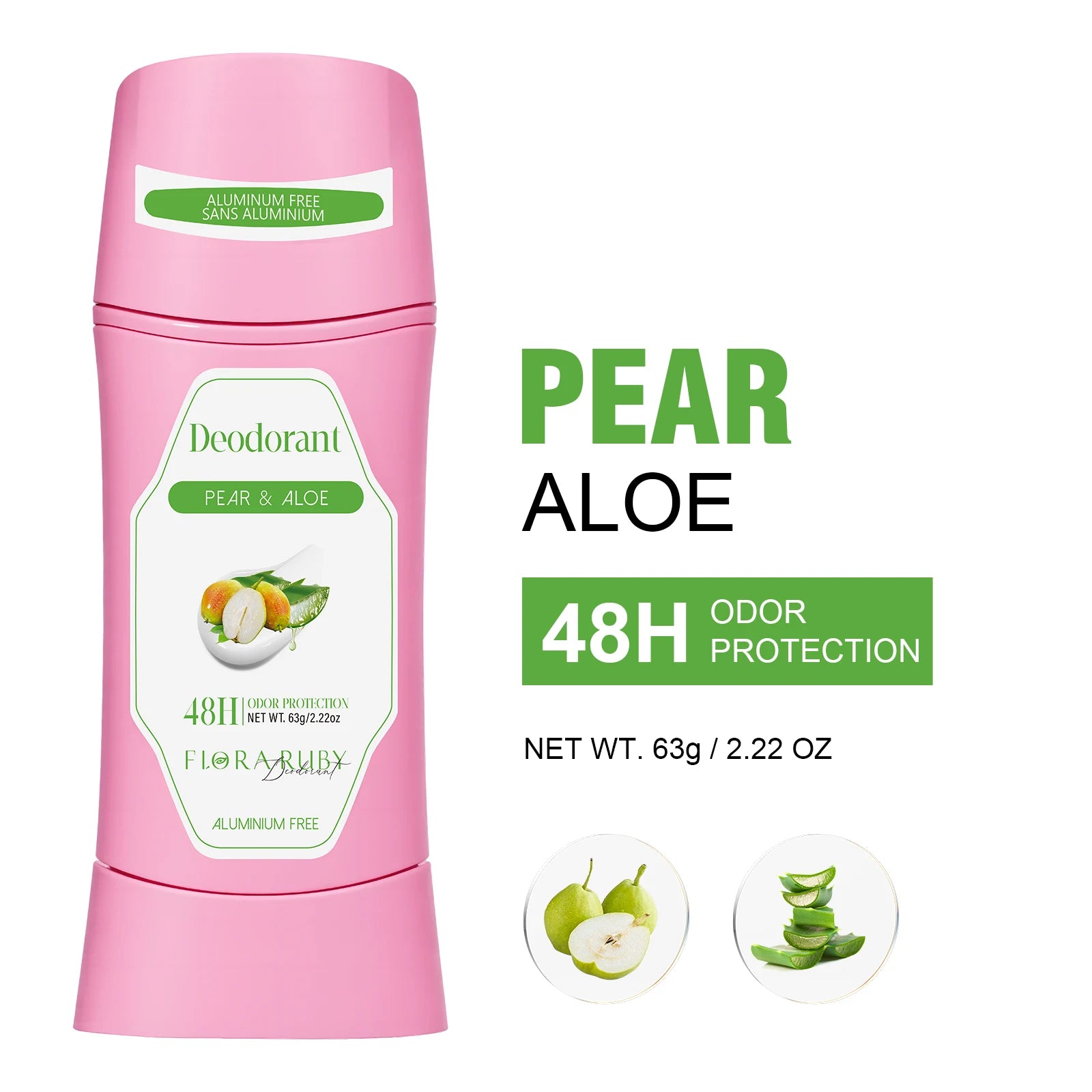 Body Odor Remover,Antiperspirant Deodorant Women Aluminum Free,48h Sweat & Odor Protection,Honey Peach Clean Scent,2.6 oz Oasis Select 08