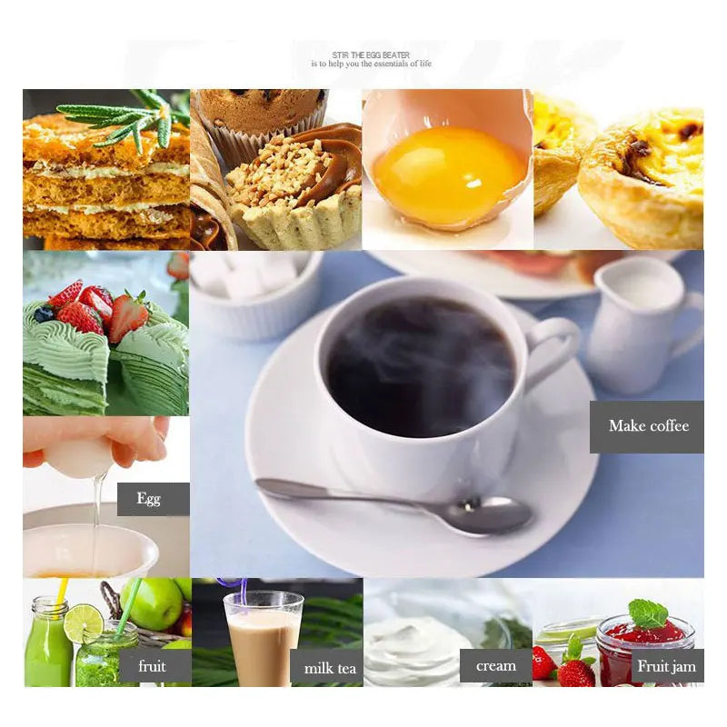 Milk Frother Handheld Mini Electric Foamer Coffee Maker Egg Beater for Cappuccino Stirrer Portable Blender Kitchen Whisk Tools Oasis Select