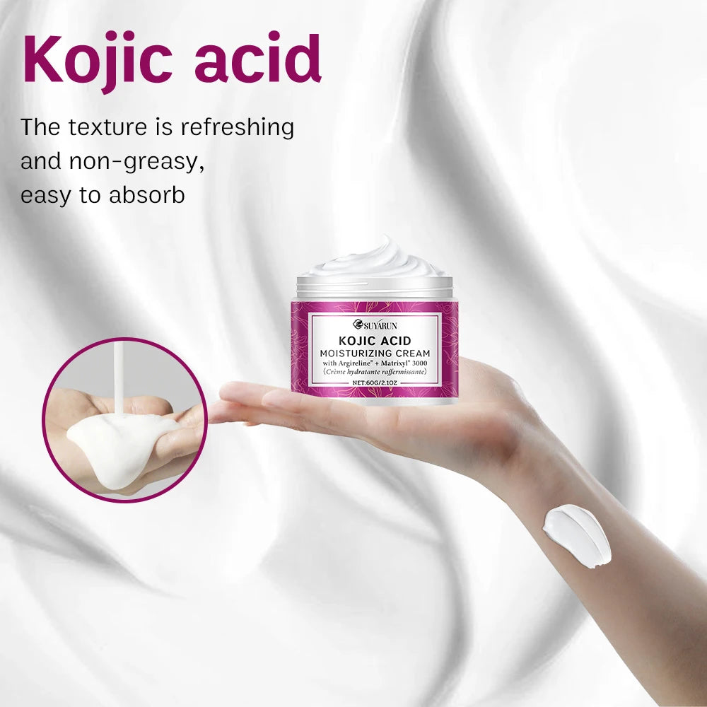 SUYARUN Advanced Vitamin C Kojic Acid Collagen Face Cream - Brightening Anti-Aging Moisturizer for Glowing Skin Oasis Select