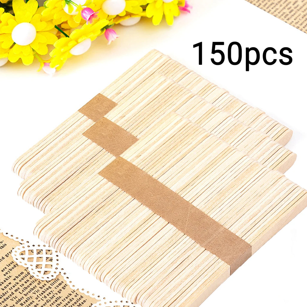 50/100/150pcs DIY wooden sticks, gift making, miniature scenes, mini houses, fairy gardens, dollhouses, handmade accessories. Oasis Select 150pcs