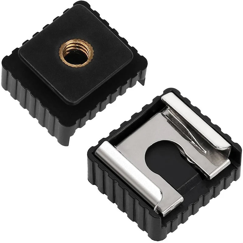 Hot Shoe Adapter Mount to 1/4 Screw Thread For Flash Tripod Studio Accessories Oasis Select 1 pcs