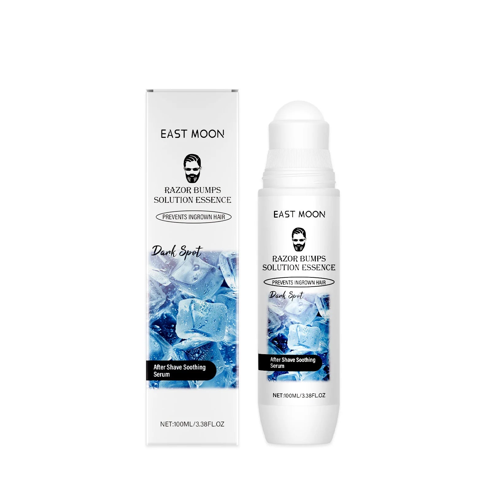 East Moon Men Aftershave Care Essence Reduce Damaged Moisturize Dry Soothing Pain Growth Inhibition Beard Remove Nourish Serums Oasis Select 100ml boxed