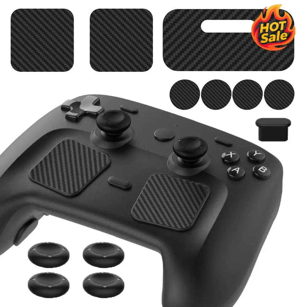 12Pcs Joystick Cap Stickers Protective Stickers Game Controller Stickers Gamepad Stickers for Steam Controller 2026 Oasis Select