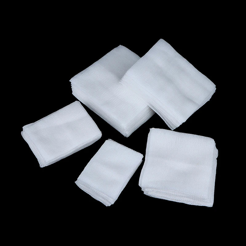 10Pcs 8 Layer Medical Absorbent Gauze Pad Wound Dressing Sterile Gauze Block First Aid Kit Gauze Pad Wound Care Supplies Oasis Select