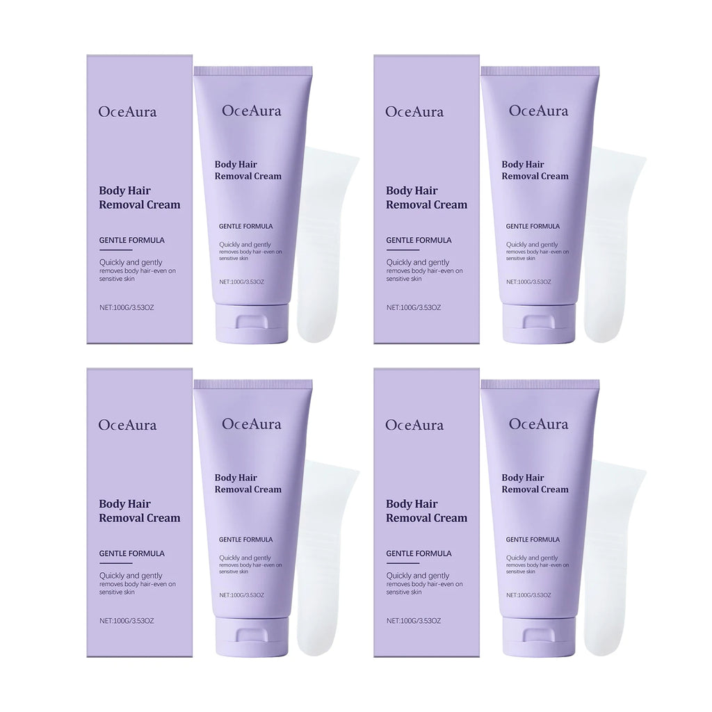 OceAura Painless Hair Removal Cream – Body, Legs & Underarm Hair Removal Cream Oasis Select 400g boxed