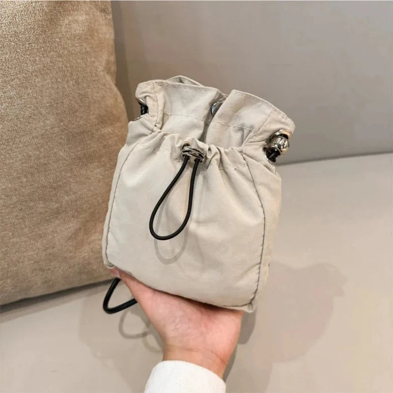 Nylon Crossbody Bag Soft Mini Phone Wallet Multifunctional Square Shoulder Bag Crossbody Purse Canvas Purse Messenger Bag Oasis Select