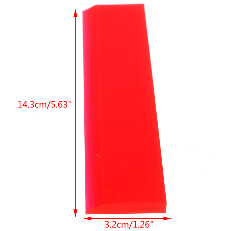 1pcs/2pcs Window Squeegee Rubber Strip Blade Cleaner Car Tinting Glass Clean Water Wiper Ice Scraper Carbon Fiber Wrap Tool Oasis Select