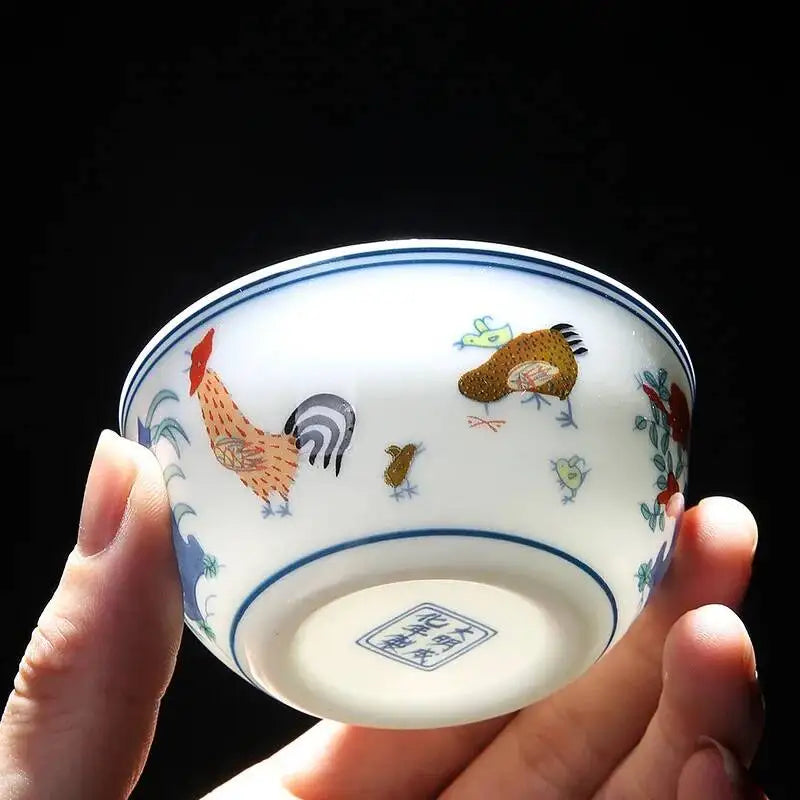 Ceramic Cup Antique Bone China Chicken Cup Tea Wine Water Ware Drinkwear Supplies Oasis Select L120ml