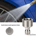 High Pressure 1/4 Interface Quick Connect Water Sprinkler Washing Nozzle Stainless Steel Shower Blades Wash Cars Irrigation Tool Oasis Select 04mm