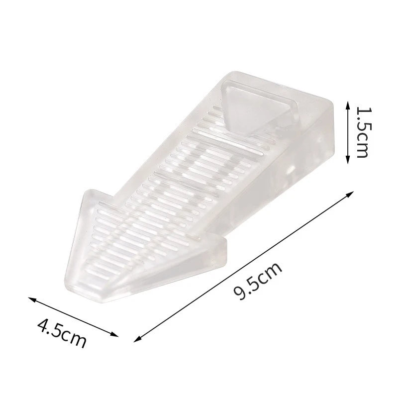 Wall Protectors Door Stopper New Silicone Anti Collision Floor Holder Hidden Non-slip Doorstop Bedroom Oasis Select