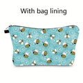 Sunflower Bee Cosmetic & Pencil Bag – Travel Organiser Pouch Cosmetic Organiser Bag Oasis Select SZ287-5