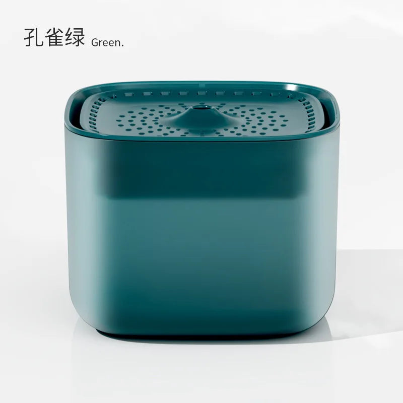 The Cat Water Dispenser Automatically Filters Flowing Fresh Water and Is A Large-capacity Intelligent Dog Pet Water Dispenser Oasis Select malachite green Upgraded version