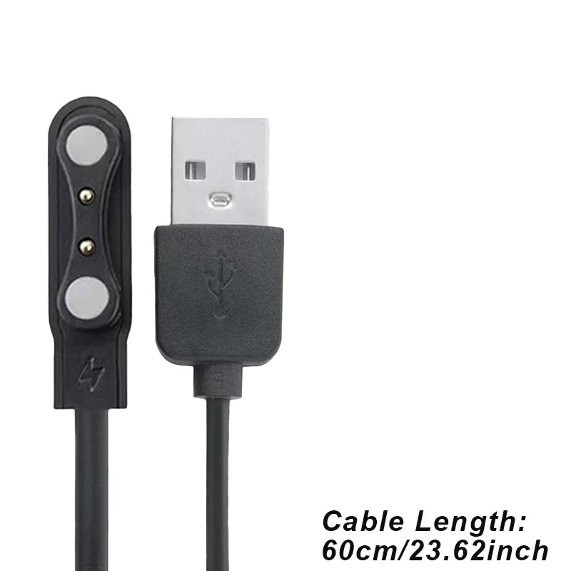 USB Charging Cable for Haylou LS05, Ticwatch GTX, YAMAY SW022 Smartwatch Charging Cable Oasis Select