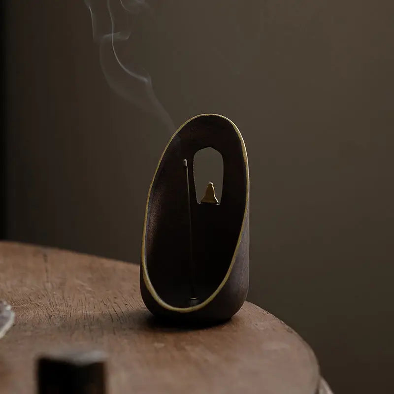 Pu Ying Incense Insert Creative Ceramic Thread Incense Burner Indoor Study Tea Ceremony Accessories Decoration Incense Burner Oasis Select