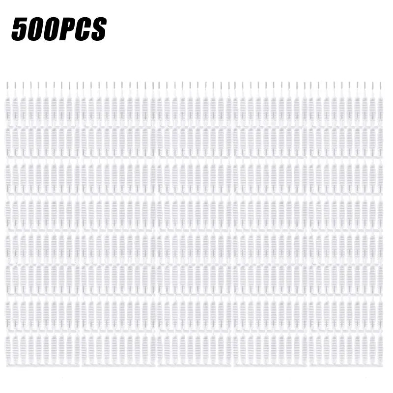 10-500PCS Shower Cleaning Brush Bathroom Micro Nylon Brush Nozzle Anti-blocking Cleaning Tools Bathroom Accessories Oasis Select 500PCS