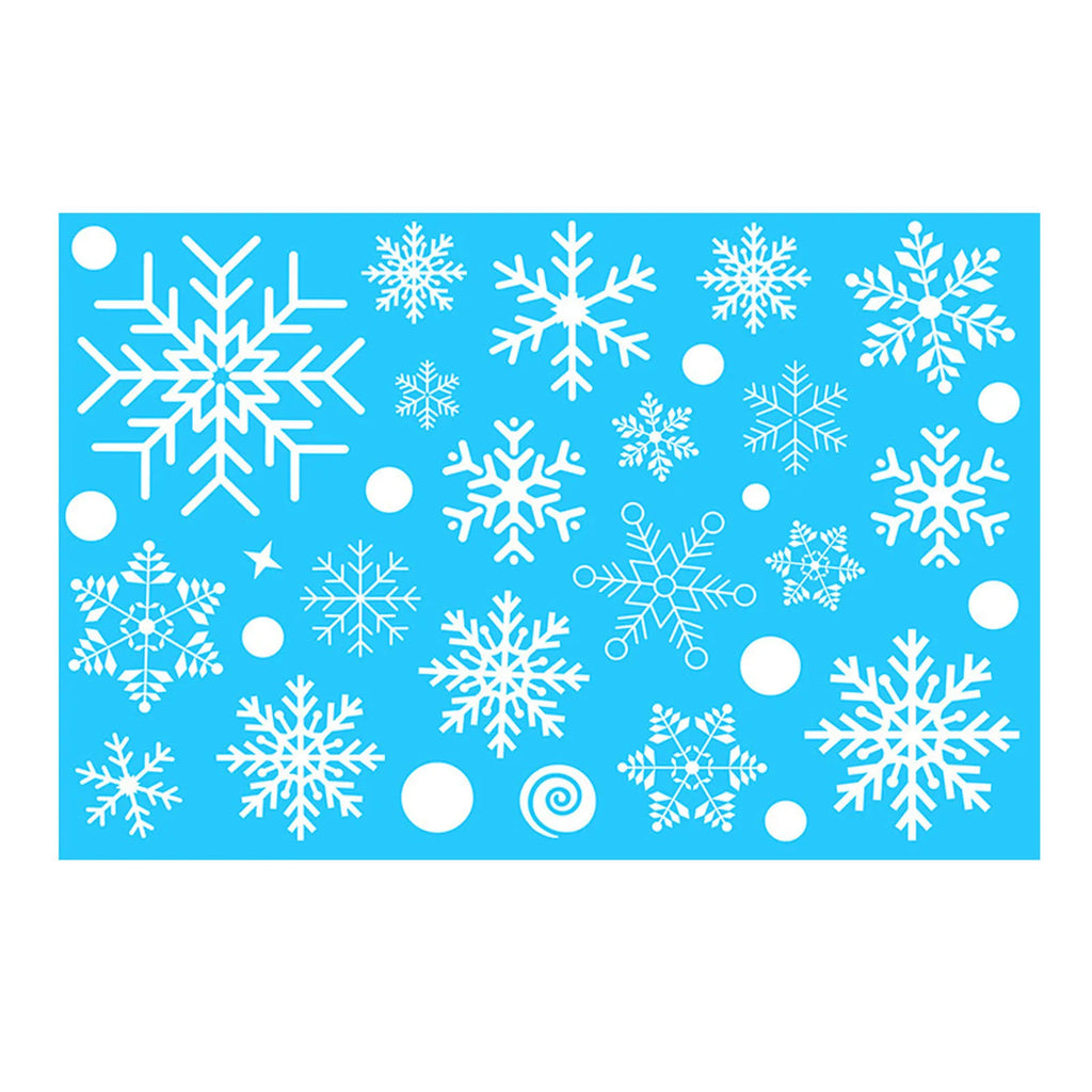 Christmas Electrostatic Window Stickers – Santa & Reindeer Holiday Window Clings Oasis Select M 20 30CM