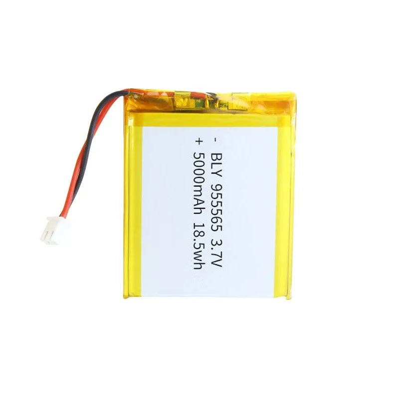 1-20 PCS 955565 Polymer Lithium Battery 3.7V 5000mAh Lithium Ion Battery For Power Bank GPS 100% Real Capacity Oasis Select