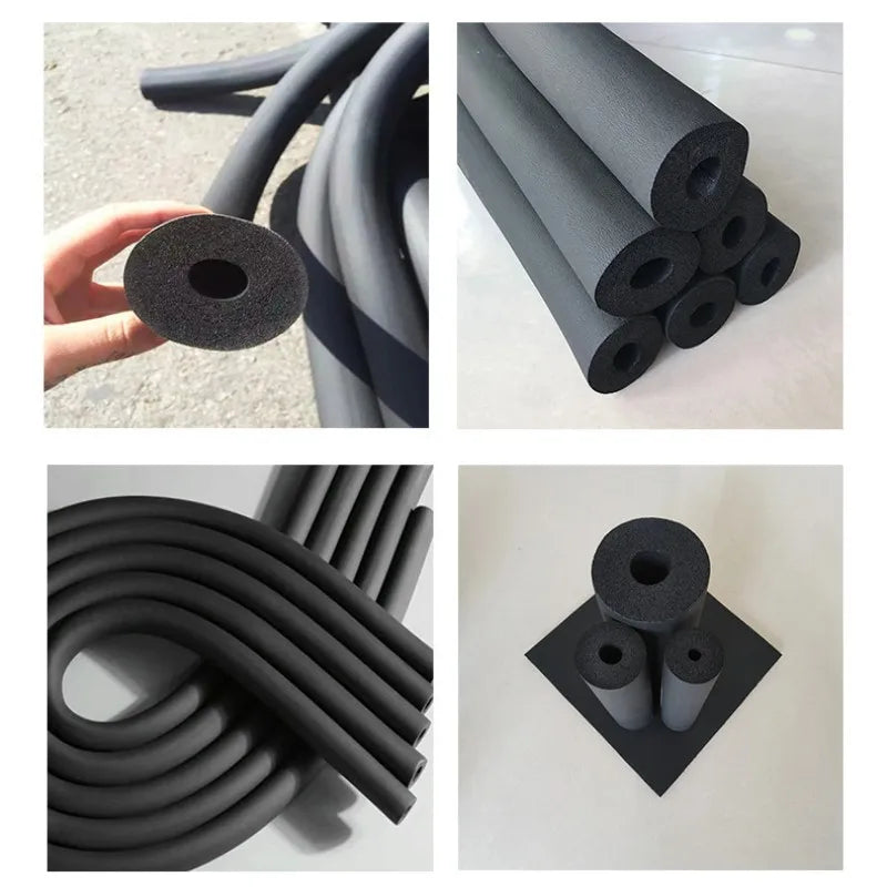 6-32MM Rubber Sponge Tube Air Conditioner Solar Water Heater Water Pipe Sleeve 1.8m Thermal Insulation Thermal Insulation Pipe Oasis Select