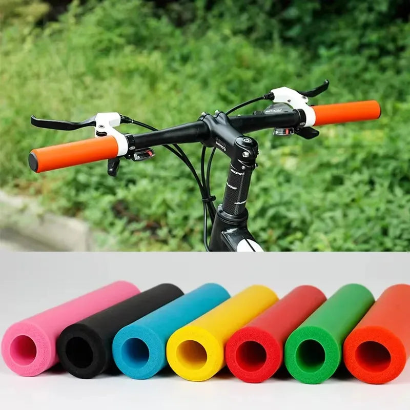 3/2/1Pairs Bicycle Grip Silicone Sponge Soft MTB Mountain Bike Handlebar Cover Anti Slip Shock-Absorbing Scooter Grip Oasis Select