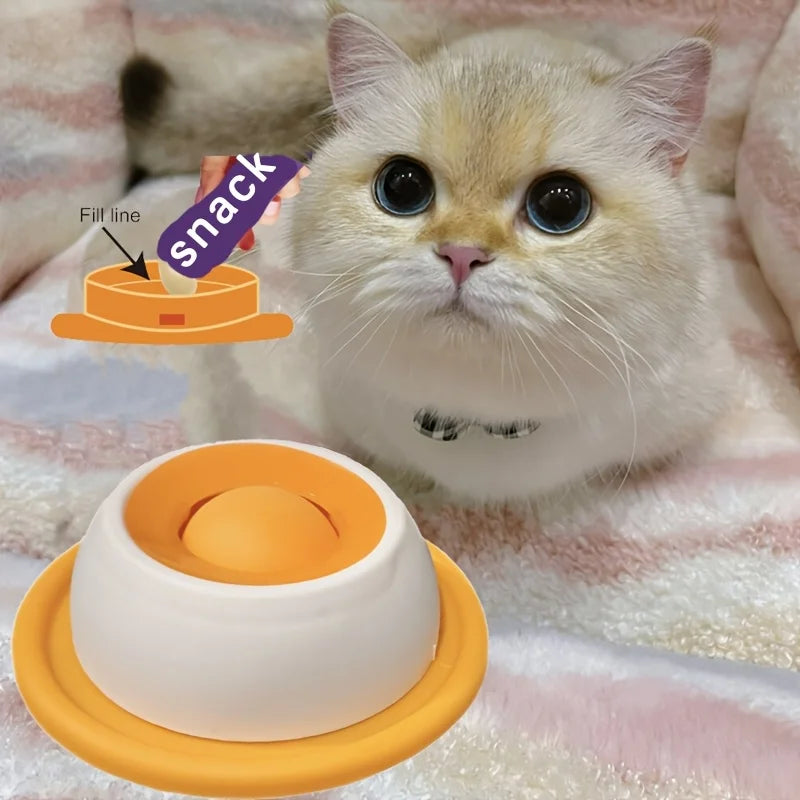 Pet Lick Mat Yogurt Licking Plate Slow Feeder for Dogs & Cats - Interactive Snack Bowl, Promotes Dental Health, Pet Licking Mat Oasis Select