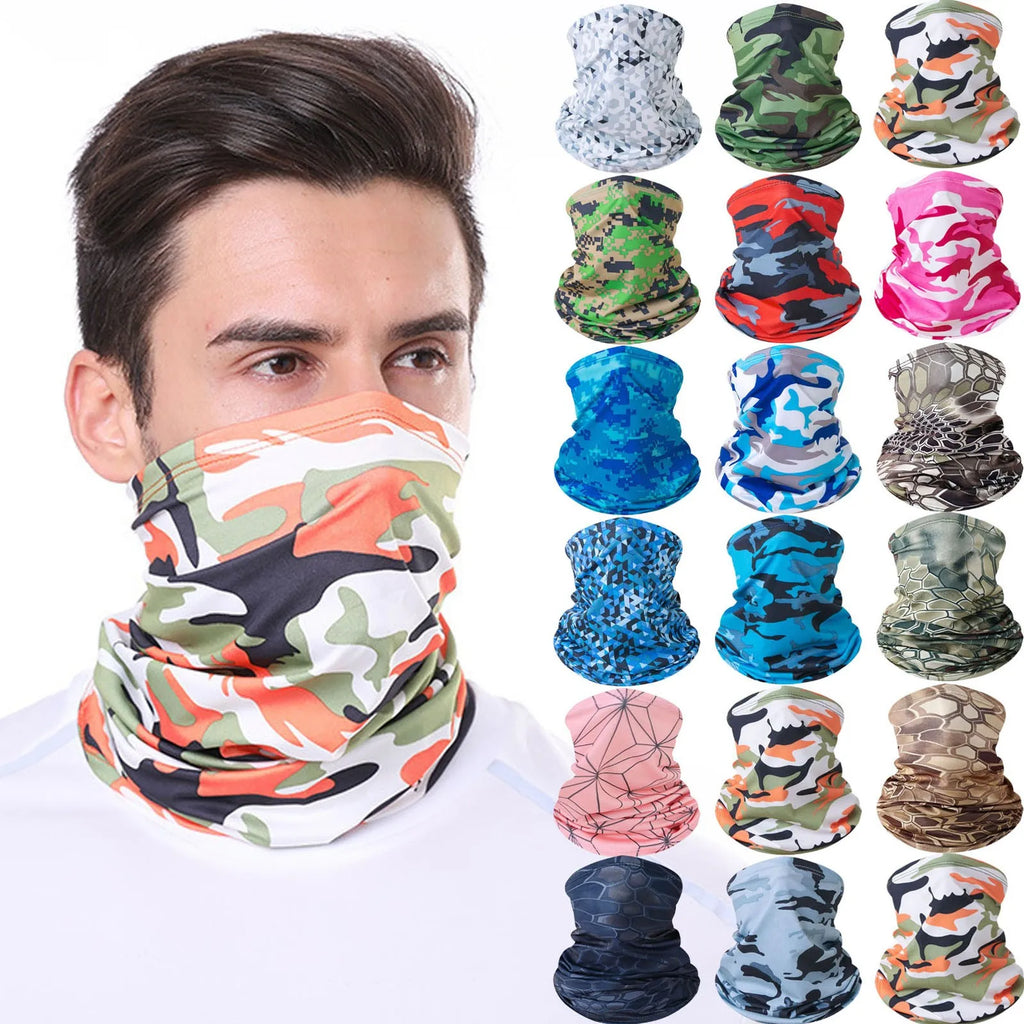 Summer Sports Bandana Breathable UV SunProtection Camping Hiking Cycling Scarves Headwear Men Women Neck Warmer Tube Magic Scarf Oasis Select