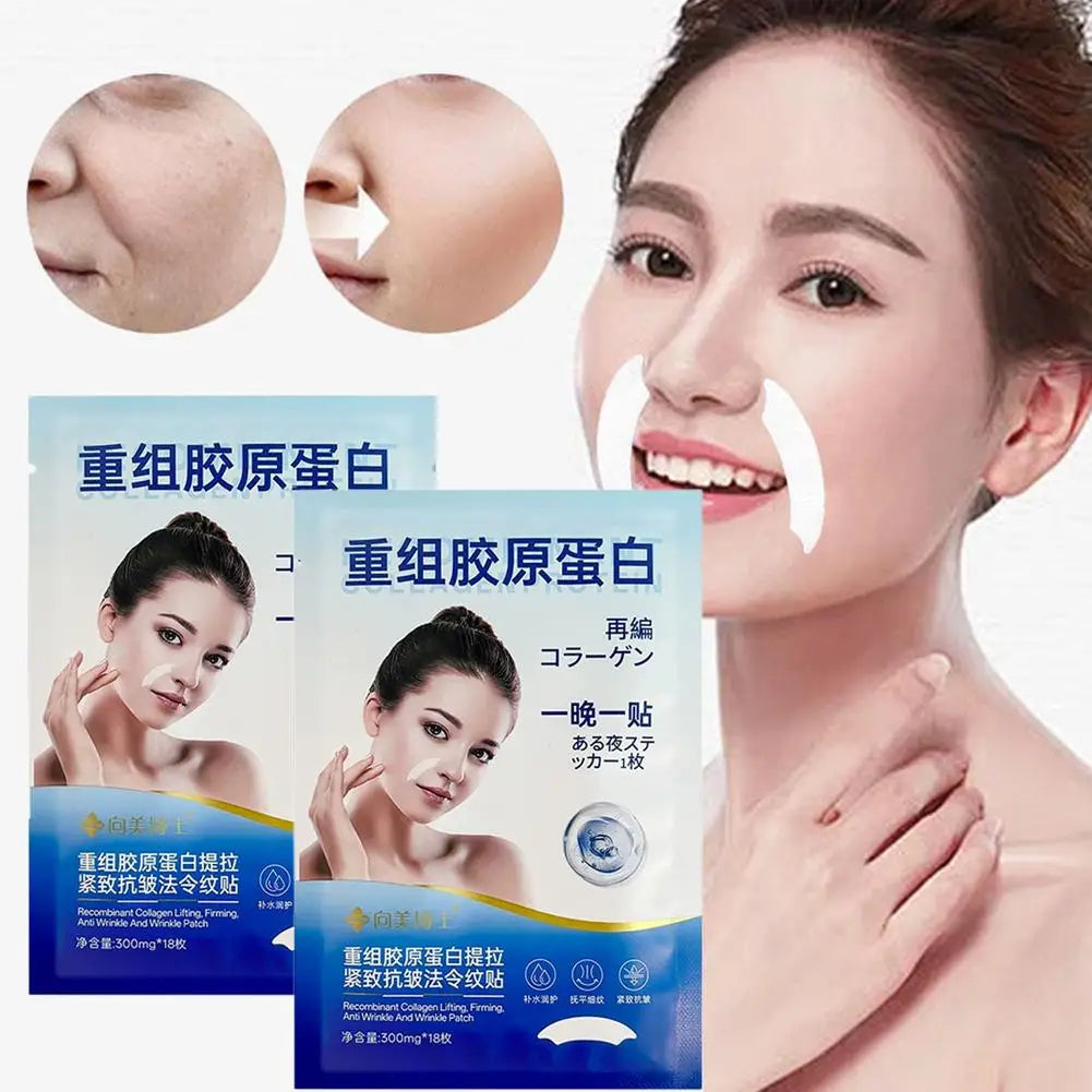 SADOER Facial Wrinkle Patches – 18 Overnight Anti-Wrinkle Anti-Wrinkle Patches Oasis Select
