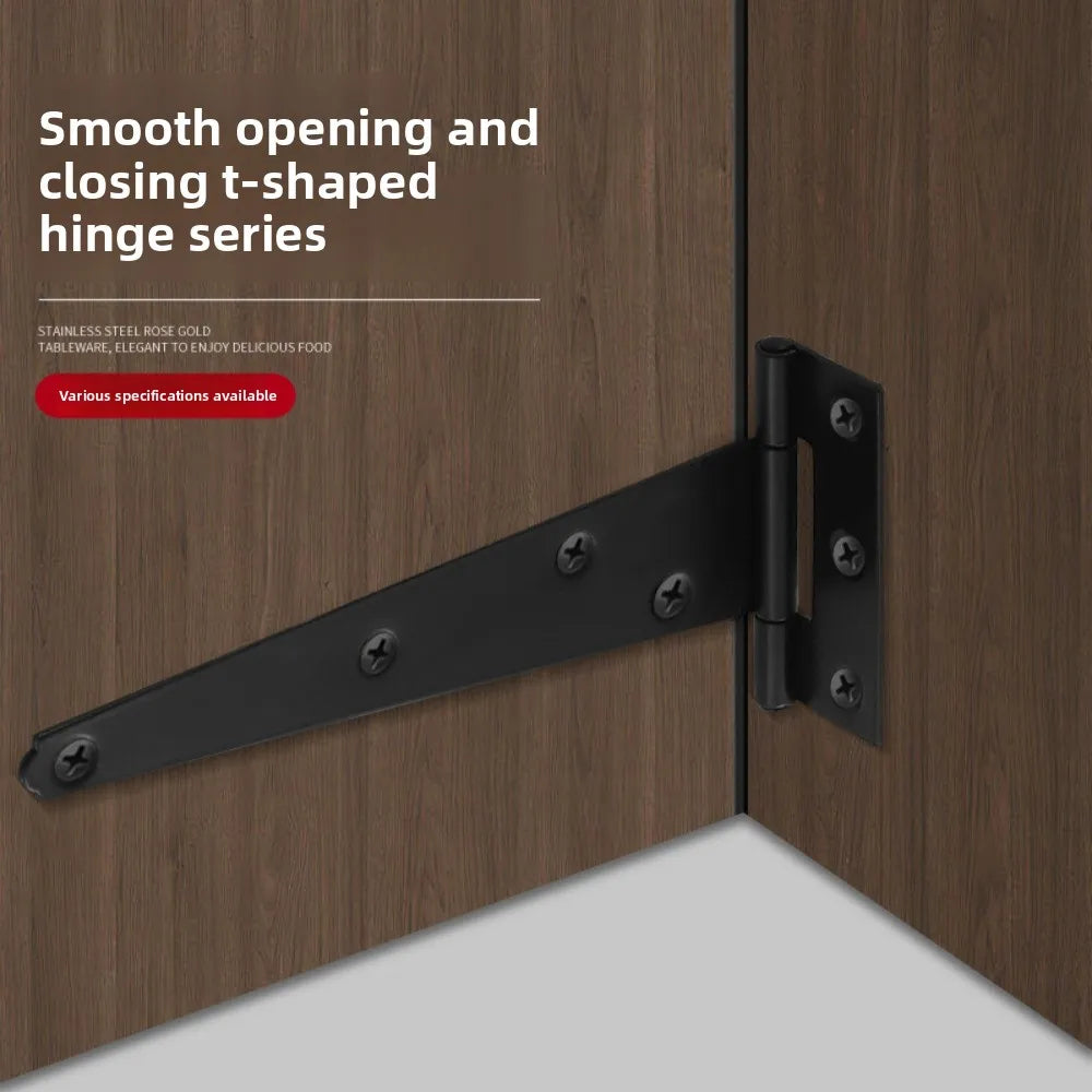 Heavy Duty T-Shape Door Hinges 3" 4" 6" | Rustproof Iron