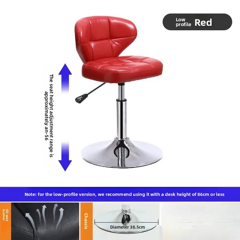 Bar chair stool computer chair rotating lift backrest high stool beauty stool checkout page swivel chair furniture Oasis Select 14