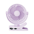 URGGU Rechargeable Clip-On Fan – 360° Rotation, 3 Speeds, USB