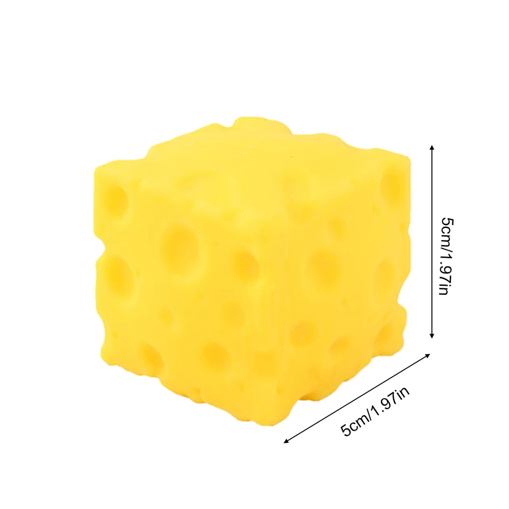 Squishy Cheese Cube Squeeze Toys Soft Butter Cheese Fidget Toy Slow Rebound Push Stress Relief Sensory Toy Stress Relief Oasis Select 5cm