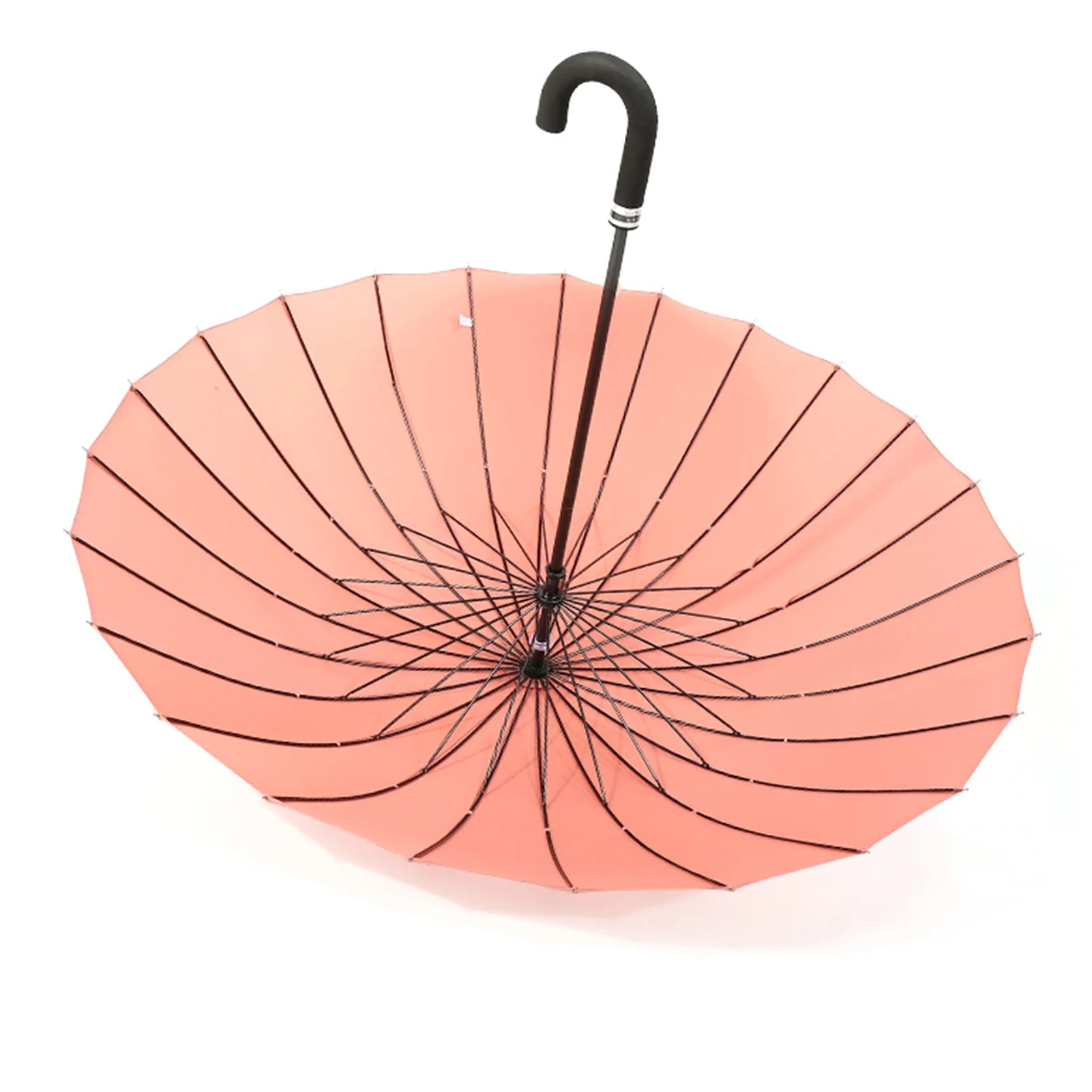 PEAKINBAGS Ultra Large 24-Rib Long Handle Retro Windproof Umbrella