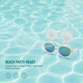 Creative Shell Sunglasses Summer Hawaii Party Glasses Beach Party Decorations Fun Photo Props Oasis Select Default Title