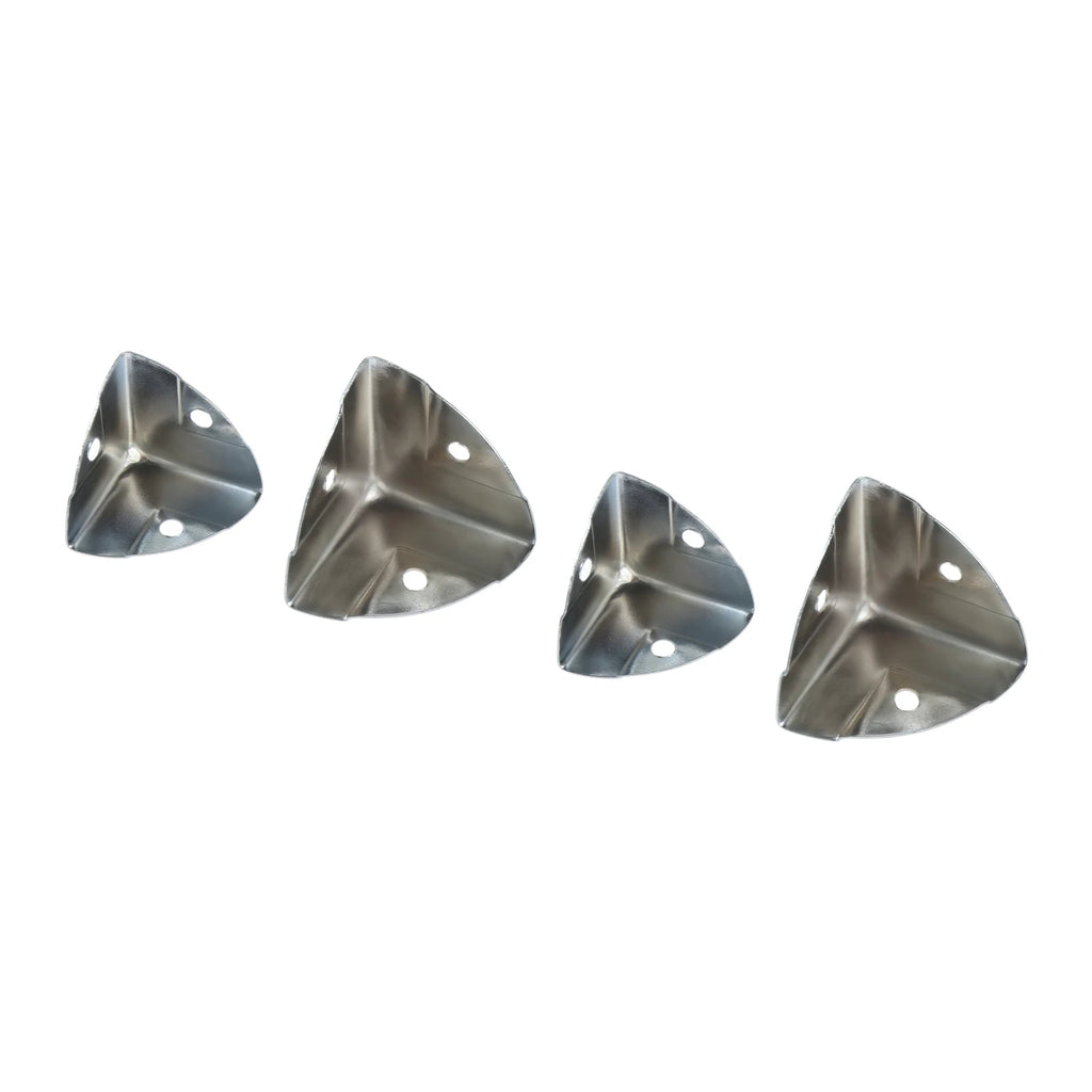 4Pcs Metal Corner Protectors for Tool Box, Flight Case & Luggage