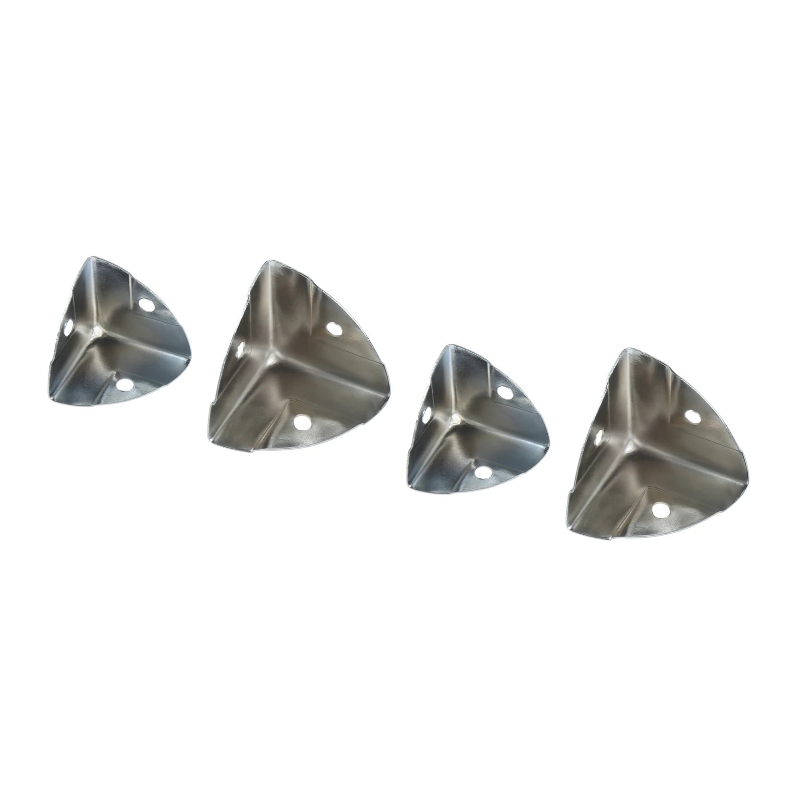4Pcs Metal Corner Protectors for Tool Box, Flight Case & Luggage