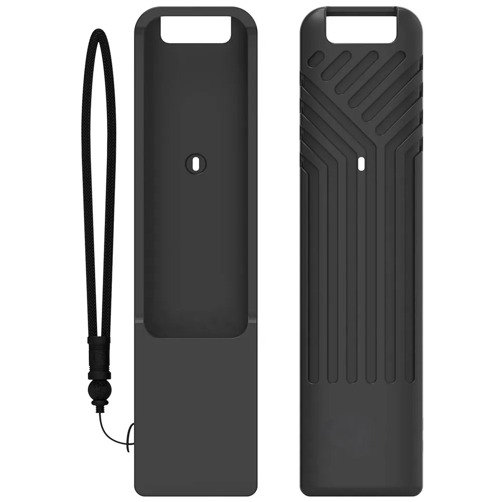For LG MR25GA Silicone Remote Cover with Glow in the Dark Feature and Lanyard Provides Secure Grip and Protection from Damage Oasis Select Black