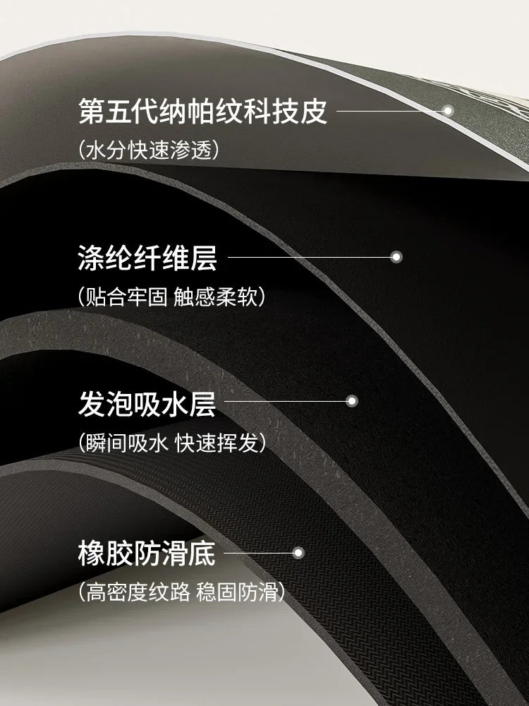 Silicone bath mud absorbent kitchen countertop mat Leather faucet drain mat wash basin countertop mat Oasis Select